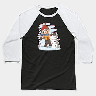 Winter funny time Baseball T-Shirt